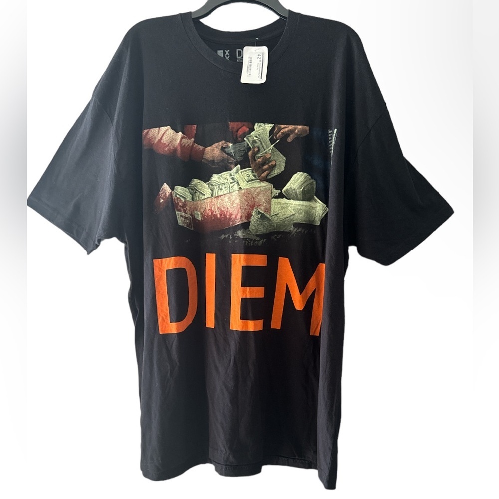 DIEM Boxamoney tee NWT sz 3XL